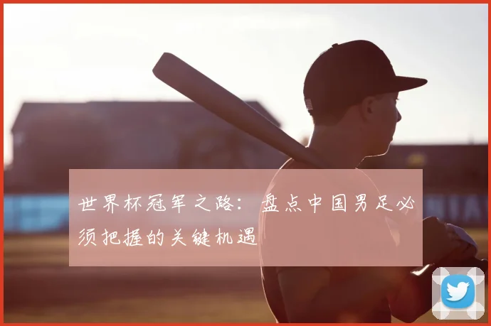 世界杯冠军之路:盘点中国男足必须把握的关键机遇